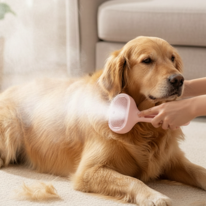 Pet Hair Spray Brush