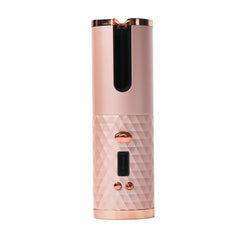 Hair Curler LCD Cordless Auto Rotating Waver Curling Iron