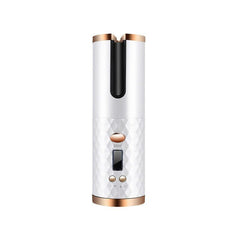Hair Curler LCD Cordless Auto Rotating Waver Curling Iron