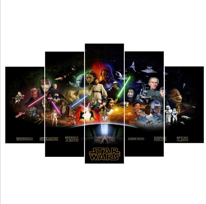 Star Wars Oil Painting Wall Art Decor