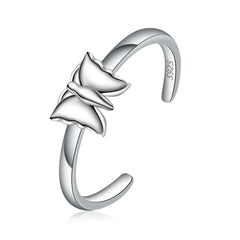 Toe Rings 925 Sterling Silver Butterfly Toe Ring