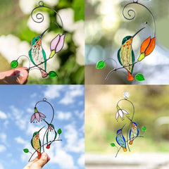 Metal Bird Wall Hanging Sculptures for Home & Garden Art
