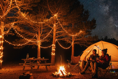 7-Color Rechargeable Camping Lantern